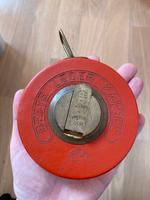 Metermaß beste Leder Kapsel 20m Metall Maßstab vintage DDR Hamburg - Harburg Vorschau