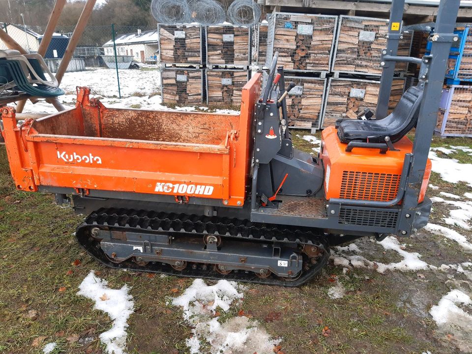 Kettendumper Dumper Kubota KC 100 HD 2019 315h 12000 Netto Top in Bad Lobenstein