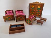 Puppenmöbel Holz 70er  - Schlafzimmer Puppenhaus - Dora Kuhn Baden-Württemberg - Owen Vorschau