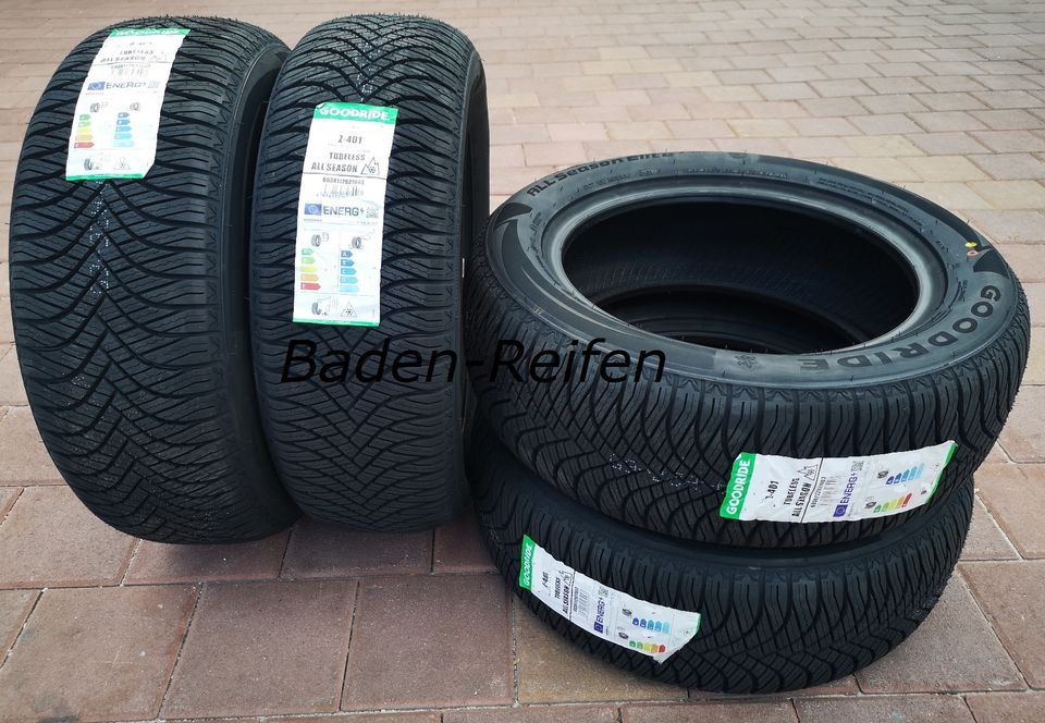 4 x Reifen 235/55 R19 105W Allwetterreifen Ganzjahresreifen NEU in Rastatt