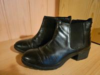 Chelsea Boots/Stiefeletten/Damen Schuhe/Gr 38 / LEDER schwarz Leipzig - Baalsdorf Vorschau