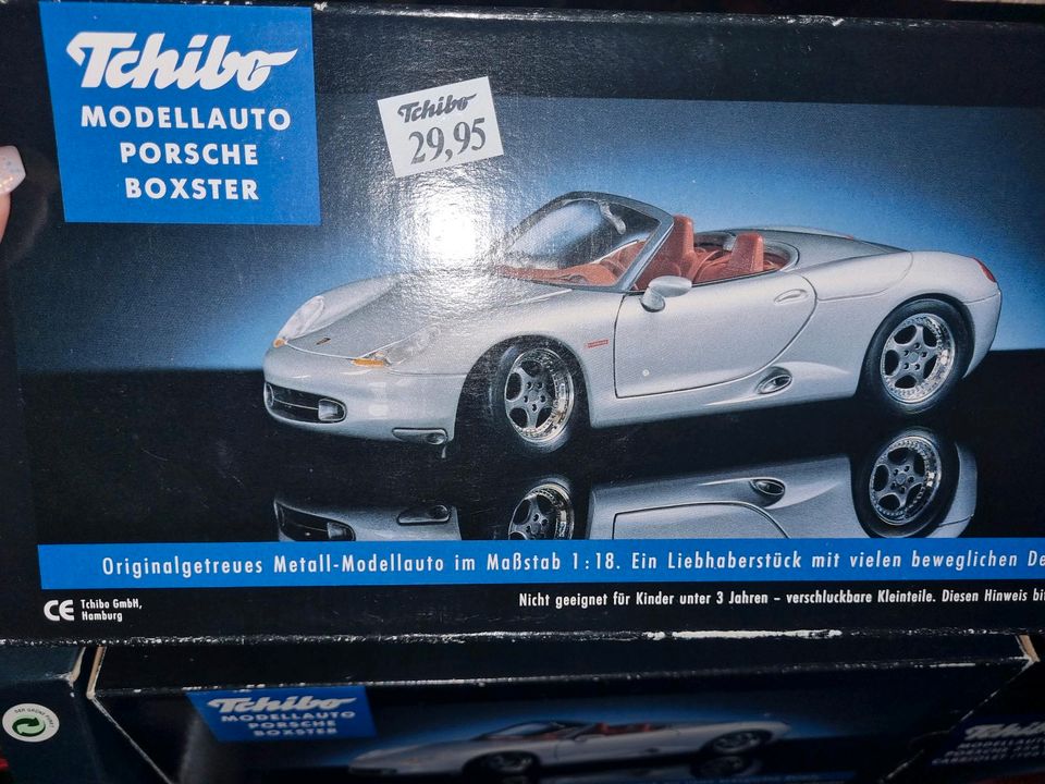 1 neues Modellauto Porsche boxter Silber 1:18 in Chemnitz