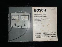 Bosch Volt-Ampere-Test EFAW 167 Bedienungsanleitung Brandenburg - Eggersdorf Vorschau