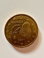 Sammlermünze 50 Cent Spanien  2001 Baden-Württemberg - Neckarsulm Vorschau