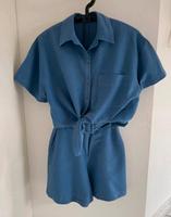 Zweiteiler Mango Gr. 34 XS blau Bluse Shorts Duisburg - Homberg/Ruhrort/Baerl Vorschau