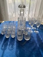 Vintage Glas Likör Whisky Service Karaffe Dekanter Set Kristall Frankfurt am Main - Praunheim Vorschau