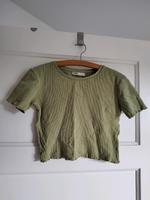 Bauchfreies süßes T-Shirt stretch Pastellgrün Frühling Kiel - Schreventeich-Hasseldieksdamm Vorschau