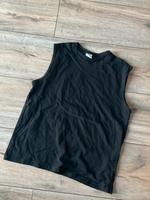 Cooles tomboy Tank-Top Trägerhemd ärmellos oversized in schwarz Bayern - Frensdorf Vorschau