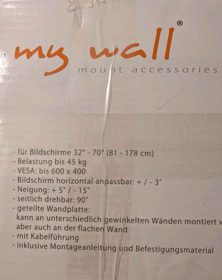 My Wall HP51L TV-Wandhalterung 81,3 cm (32) - 177,8 cm (70) Neigb in Arnsberg