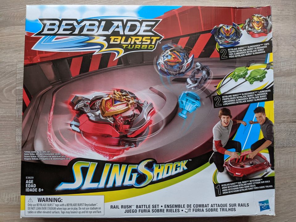 Hasbro Beyblade Burst Rail Rush Battle Set-Arena-Beys-Starter NEU in  Rheinland-Pfalz - Mainz | Weitere Spielzeug günstig kaufen, gebraucht oder  neu | eBay Kleinanzeigen ist jetzt Kleinanzeigen