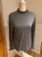 Orig. Closed-Langarmshirt, grau, Gr.L, kleiner Kragen Nordrhein-Westfalen - Schwalmtal Vorschau