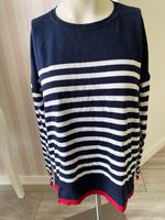 Mango S Streifen Shirt Pullover Oberteil Langarm Baumwolle 36 Nordrhein-Westfalen - Bad Salzuflen Vorschau