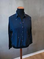 wie neu Only Bluse Muster Print dunkelblau blau Hemdbluse Lippen Nordrhein-Westfalen - Gütersloh Vorschau