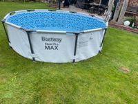 Bestway Pool Steel Pro Max 305x76cm mit Pumpe, grau Niedersachsen - Bremervörde Vorschau