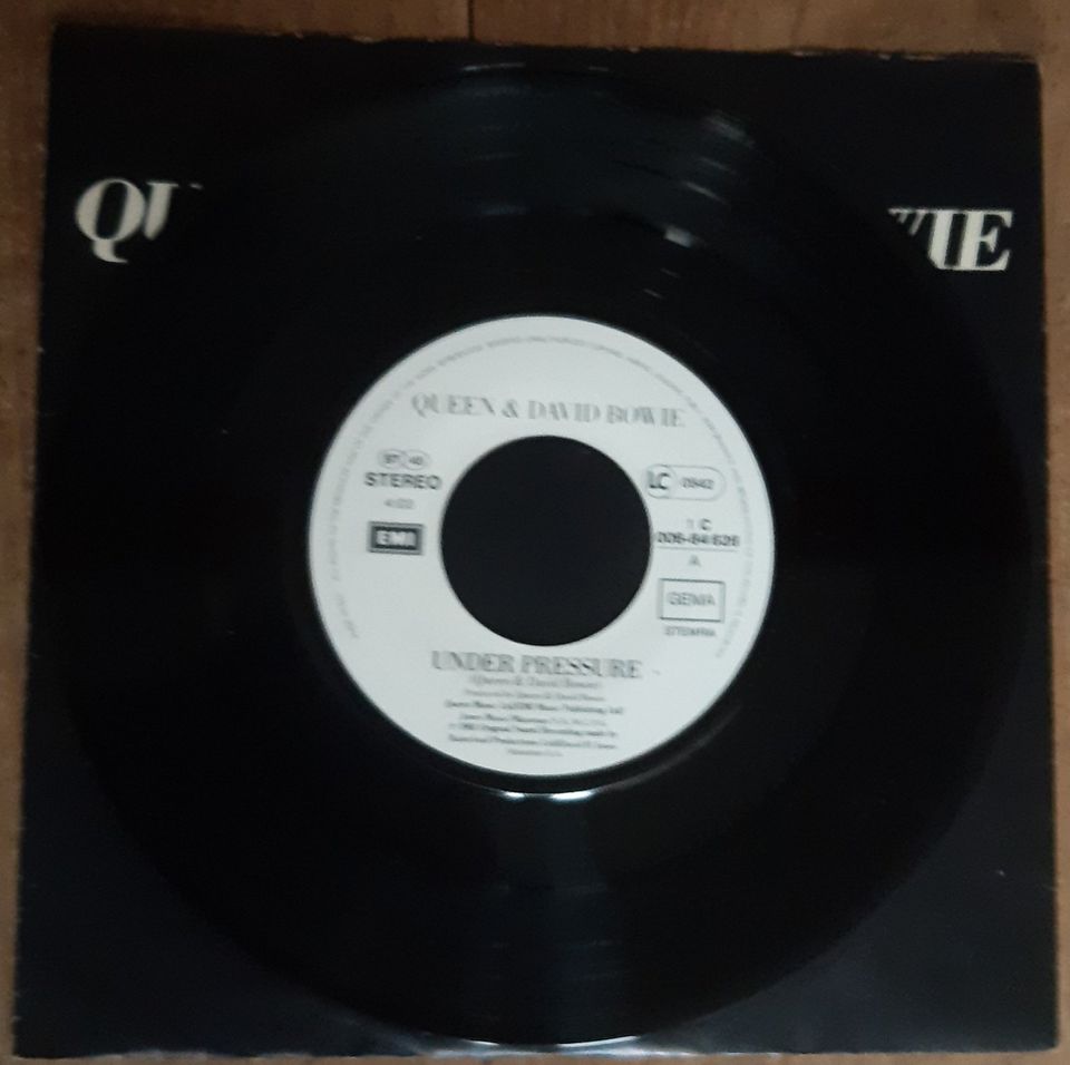 Queen & David Bowie – Under Pressure (7“, 1981) TOP Zustand in Mechernich