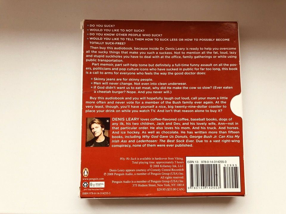 Audiobook 5 CDs Dr. Denis Leary WHY WE SUCK Hörbuch auf CD Comedy in Dresden