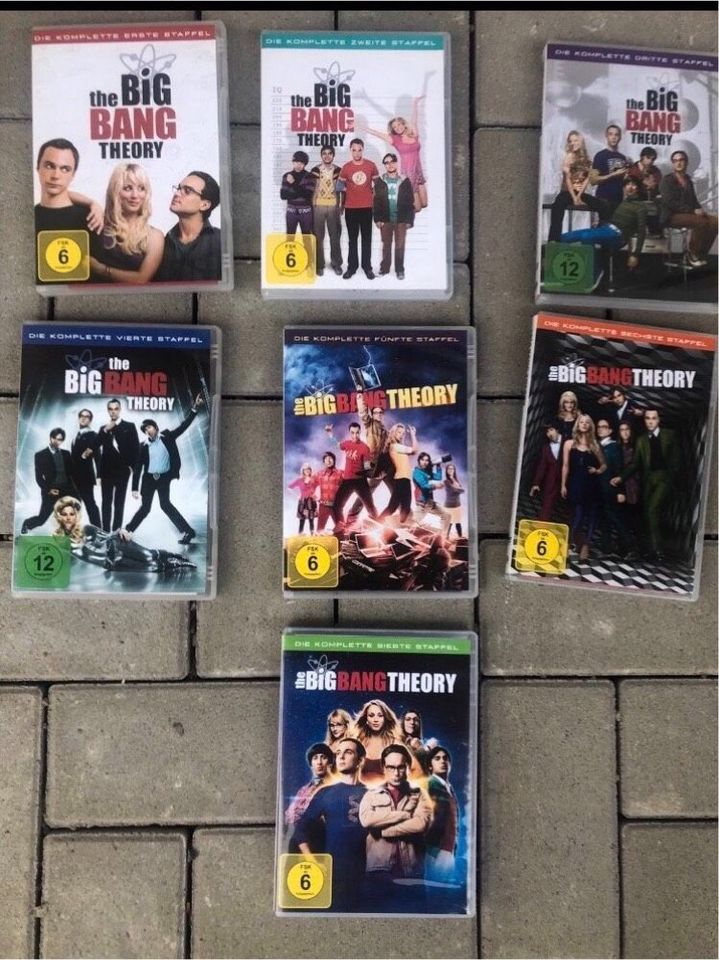 DVD Serie The Big Bang Theory Staffel 1 bis 7 DVD‘s in Ense