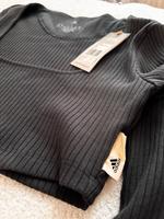 Adidas Crop Top S | Schwarz | Gerippt, sportlich, Mitte - Wedding Vorschau