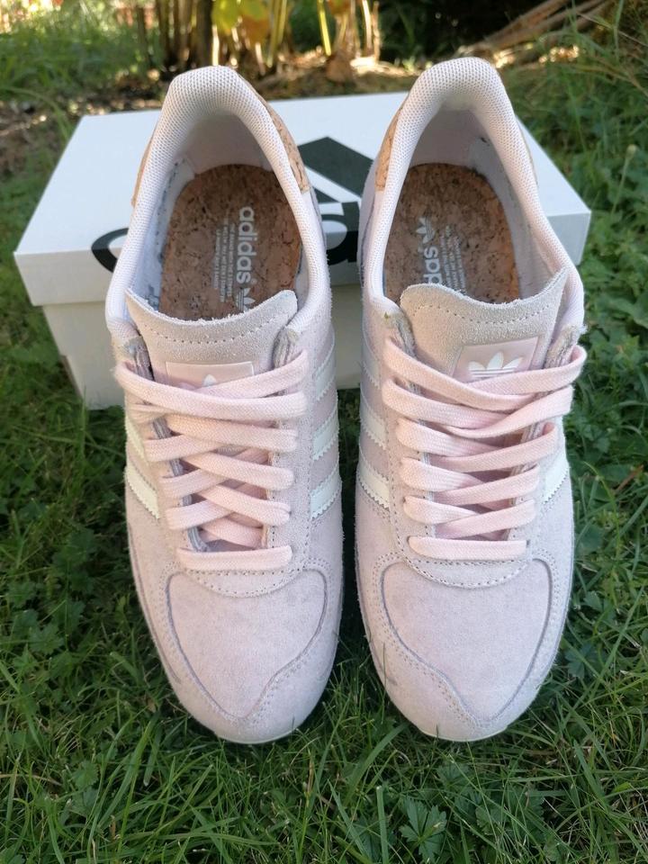 Adidas L. A. Trainer Rosa Kork Sneaker 38