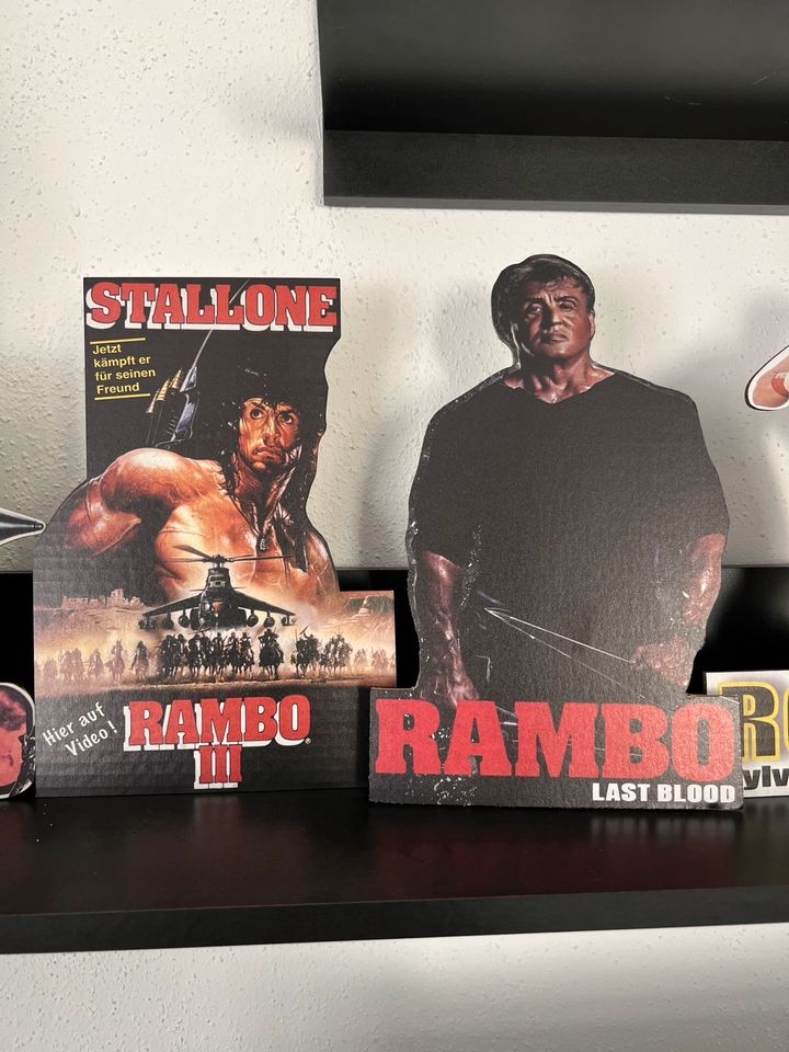 Rambo First Blood Rocky Balboa Figur Aufsteller Stallone in Berlin