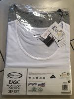 Neues OVP Basic-Shirt 2-er Set (L) Kurzarm Small Fit grau/weiß Nordrhein-Westfalen - Herdecke Vorschau