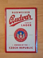 Budweiser Bier Blechschild Budvar CZECH Lager Kreis Pinneberg - Wedel Vorschau