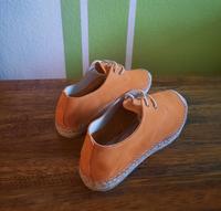 Deerberg - Neu! Damen Espadrilles Leder Schuhe orange - 42 Bonn - Beuel Vorschau