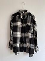Monki Flanellhemd oversize schwarz weiß Hamburg - Altona Vorschau