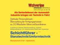 Schichtführer- Stanztechnik/Umformtechnik (m/w/d) Wechselschicht Baden-Württemberg - Öhringen Vorschau