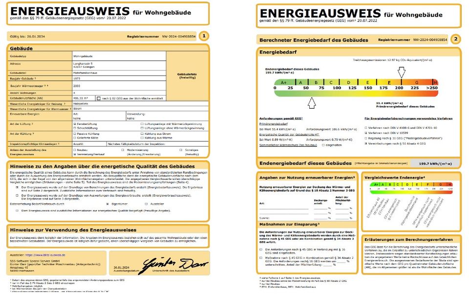 Zweigeschossigen Mehrfamilienhaus. In idyllischer und Zentrale Lage Ohligs Solingen; Besichtigungen in Kürze in Solingen