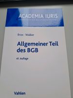 Brox/Walker Allgemeiner Teil des BGB Schleswig-Holstein - Kiel Vorschau