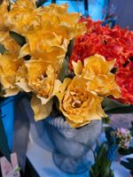 Kunstblumen gefüllte Tulpen rot, gelb und pink Sachsen - Lichtenberg Vorschau