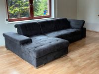 Großes riesiges Leder Sofa Couch Landschaft schwarz Nappa Berlin - Reinickendorf Vorschau