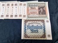 12 Reichsbanknoten - 12 x 5000 Mark - bankfrisch Saarland - Heusweiler Vorschau