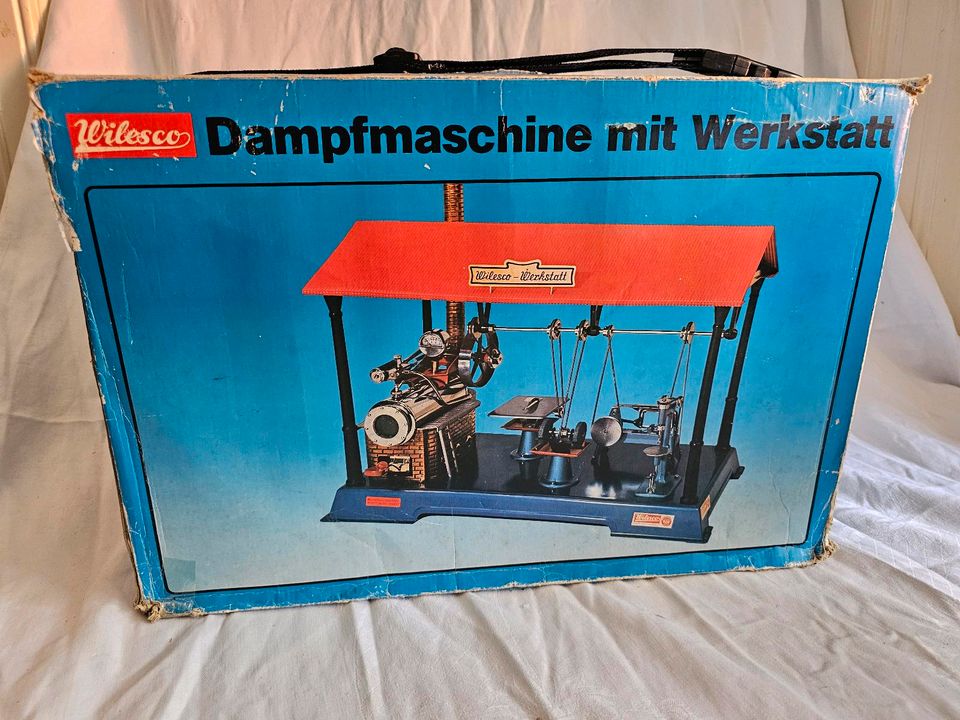 ⏩️Wilesco D141 - Werkstatt Dampfmaschiene- Rarität - M66 Dynamo⏪️ in Freden