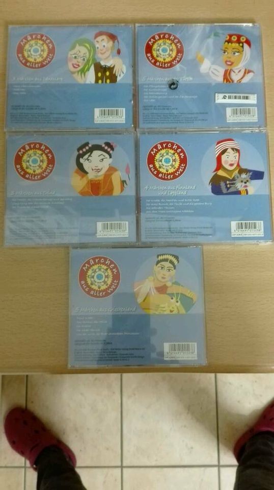 5 CD Märchen aus China,Türkei,Griechenland,Dänemark,Finnland & in Bonn