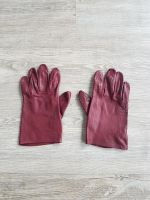 Echte Lederhandschuhe rot weinrot Größe 7 Schleswig-Holstein - Hemdingen Vorschau