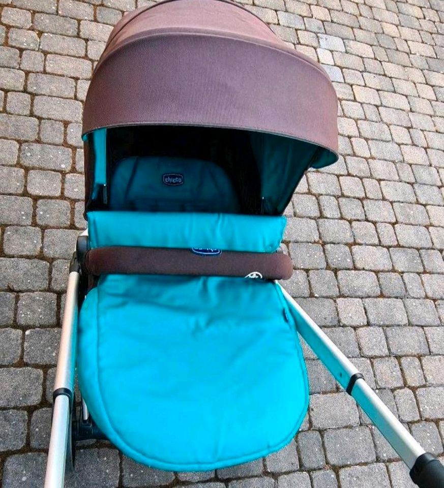 Chicco urban Kombi Kinderwagen babyschale buggy 2 fahrtrichtungen in Groß-Umstadt