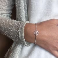 Silber Armband „KLEE” 999 Feinsilber -- aus Nepal Baden-Württemberg - Tübingen Vorschau