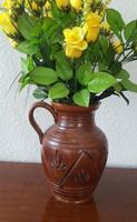 KERAMIKVASE HANDARBEIT DDR VINTAGE ca. 21 cm TON Sachsen - Seifhennersdorf Vorschau