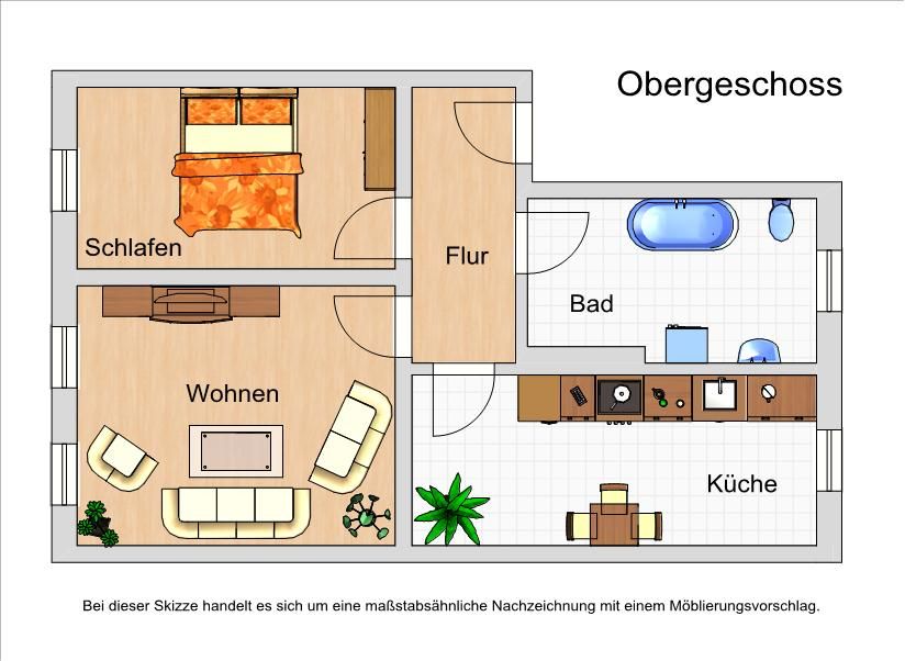 2-Zimmerwohnung mit EBK in Giebichenstein ab sofort! in Halle