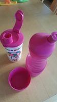 Tupperware Trinkflasche pink 415ml und  -becher Hello Kitty 330ml Bayern - Landsberg (Lech) Vorschau