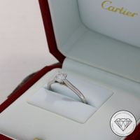 M*202559 Wert 8.000,- CARTIER Solitär Brillant Ring Platin xxyy Essen - Karnap Vorschau