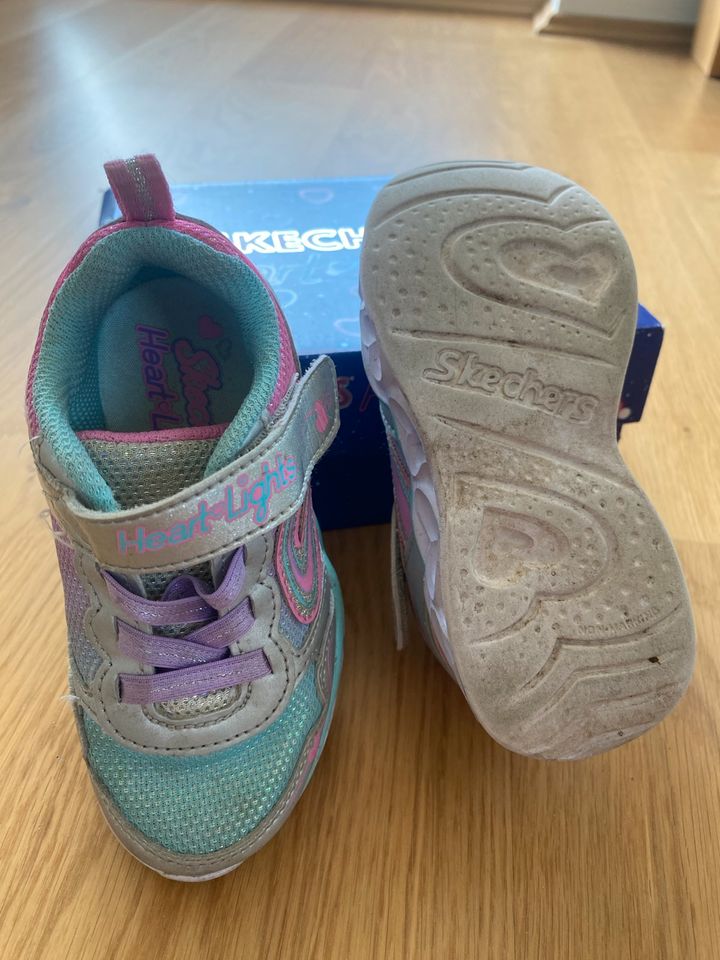 Kinder Schuhe - Sketchers - Gr. 24, blau-pink in München