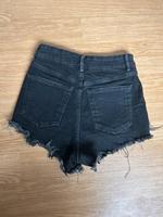 Zara High Waist Jeans Shorts Größe 34 schwarz Hessen - Aßlar Vorschau