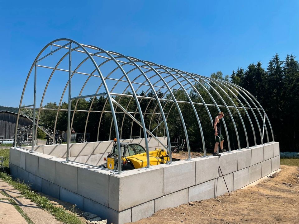 ⚠️ OSTERAKTION - Mehrwertsteuer geschenkt - JETZT BESTELLEN ⚠️ Containerüberdachung weiß - 6x6 8x6 8x12 10x12 - Containertop Fahrsiloüberdachung Folienüberdachung Folienzelt Containerschutz Depot neu in Hamburg