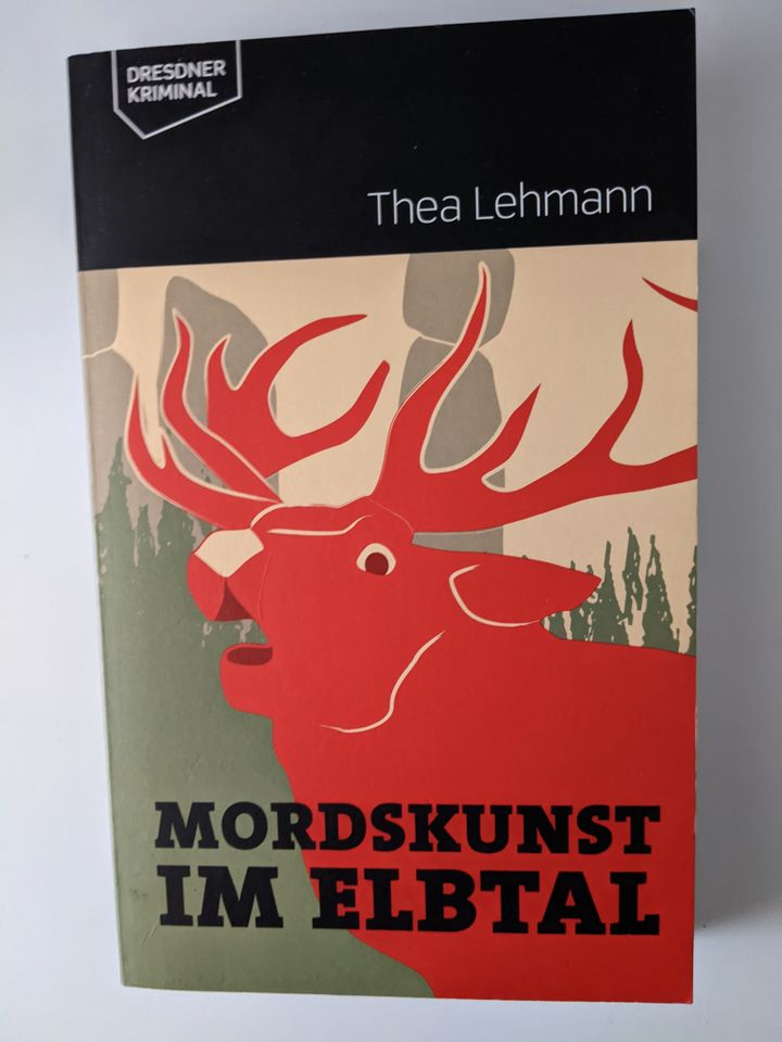 Thea Lehmann MORDSKUNST IM ELBTAL TB 3. Elbsandstein-Krimi in Ettlingen