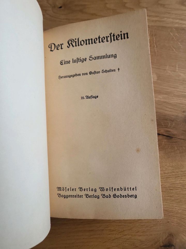 Der Kilometerstein Liederbuch in Rastede