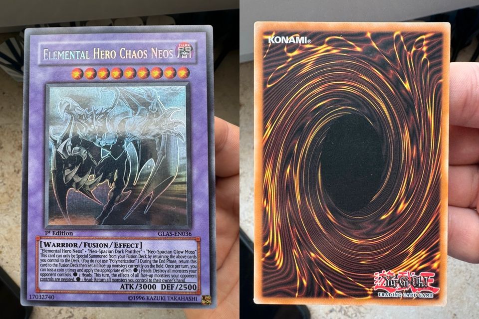 Yugioh Elementarheld Chaos Neos Ghost Rare in Zapfendorf