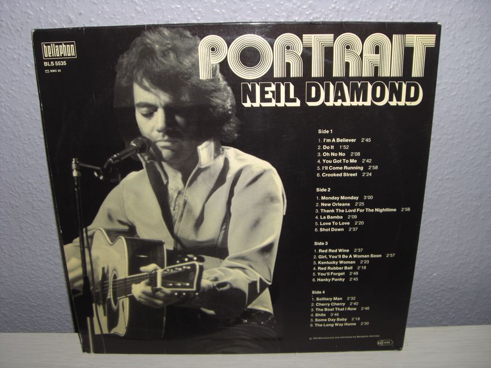 Pop-Rock Schallplatten DLP / NEIL DIAMOND >PORTRAIT< Vinyl 1976 in Ilsede